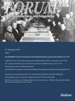 cover image of Forum für osteuropäische Ideen- und Zeitgeschichte